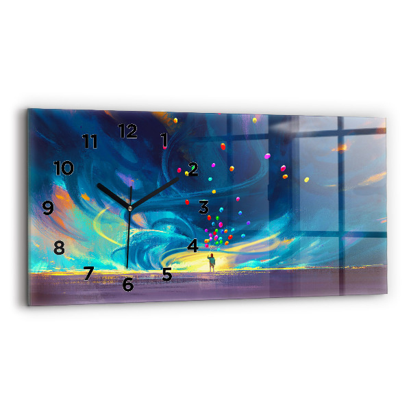 Orologi orizzontali Bambino e palloncini