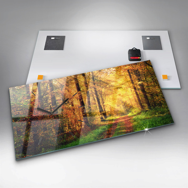 Orologi orizzontali Paesaggio autunnale della foresta