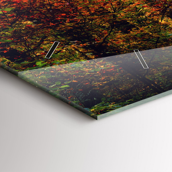 Orologi orizzontali Paesaggio autunnale della foresta