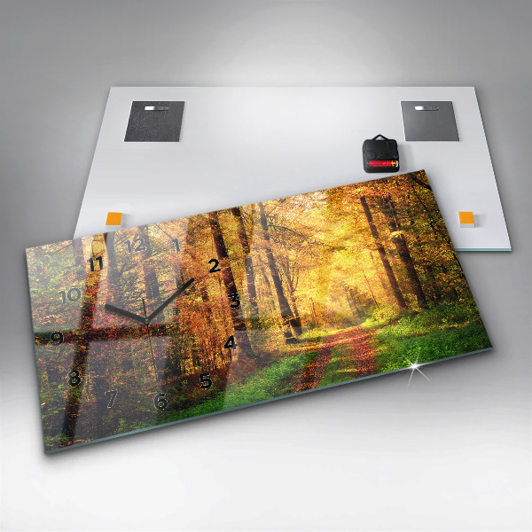 Orologi orizzontali Paesaggio autunnale della foresta