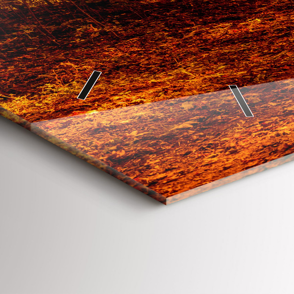 Orologi orizzontali Paesaggio forestale al sole