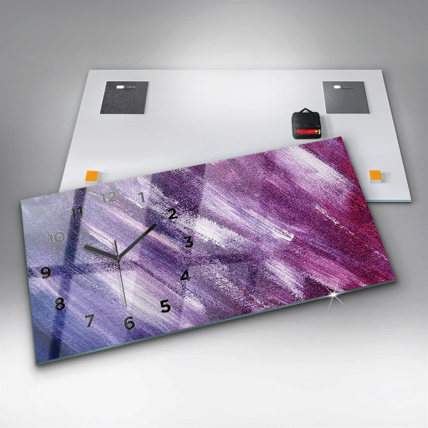 Orologi orizzontali Texture della vernice acrilica