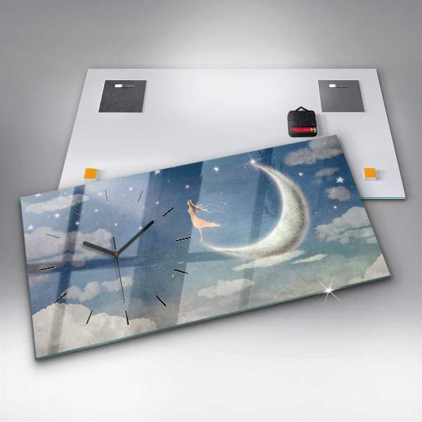 Orologi orizzontali Ragazza sulla luna