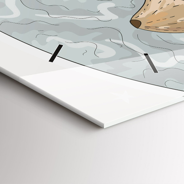 Orologi orizzontali Animali notturni Luna