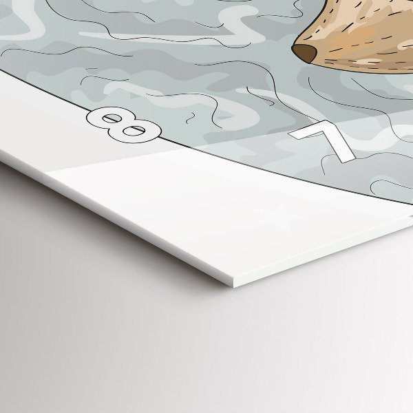 Orologi orizzontali Animali notturni Luna