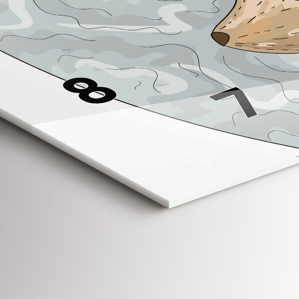 Orologi orizzontali Animali notturni Luna