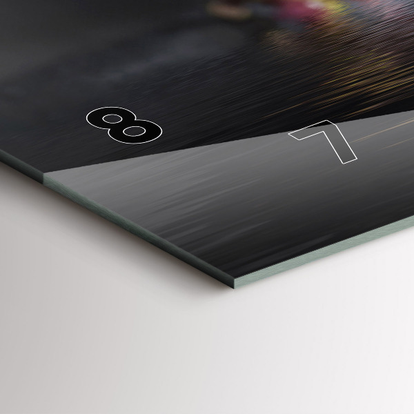 Orologio rettangolare Fiore di orchidea sull'acqua