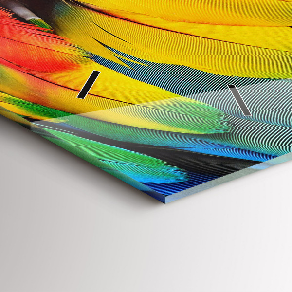 Orologi orizzontali Ali colorate dell'uccello Ara