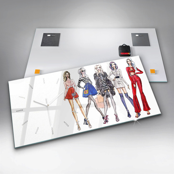 Orologi orizzontali Ragazze alla moda