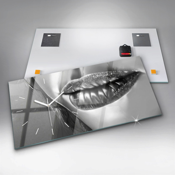 Orologio rettangolare Labbra di donna