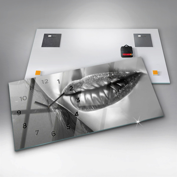 Orologio rettangolare Labbra di donna