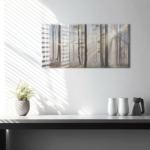 Orologi orizzontali Foresta nella nebbia