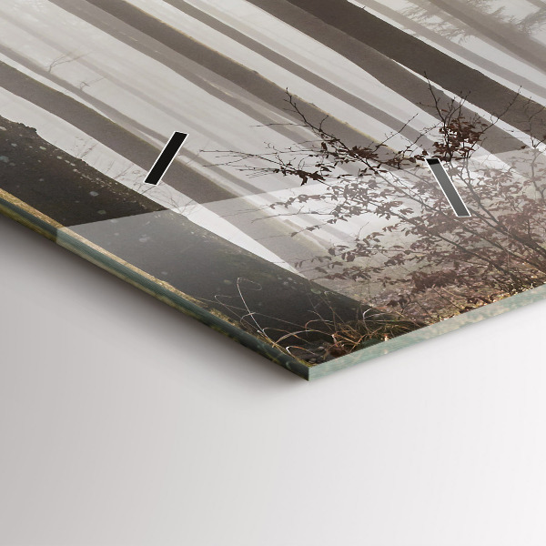 Orologi orizzontali Foresta nella nebbia