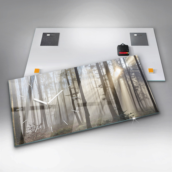 Orologi orizzontali Foresta nella nebbia