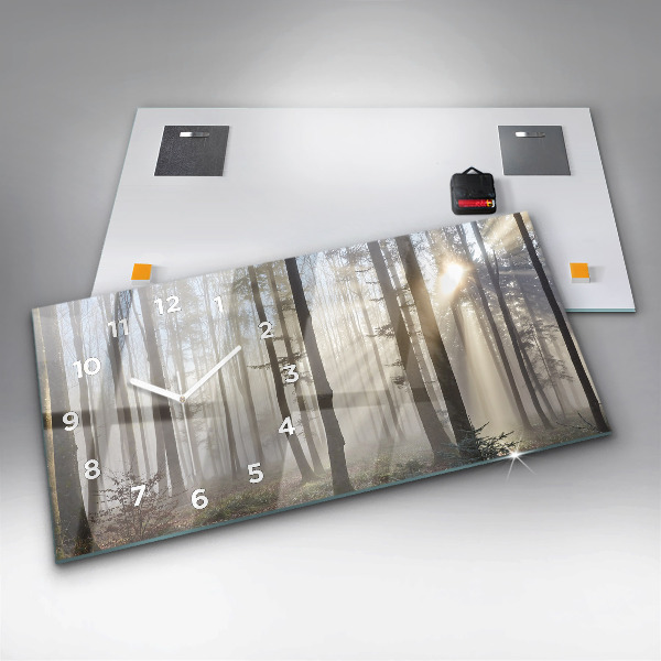 Orologi orizzontali Foresta nella nebbia