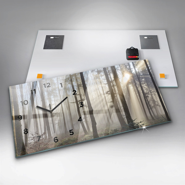 Orologi orizzontali Foresta nella nebbia
