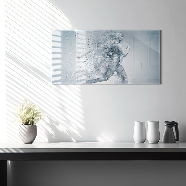 Orologi orizzontali Uomo che corre