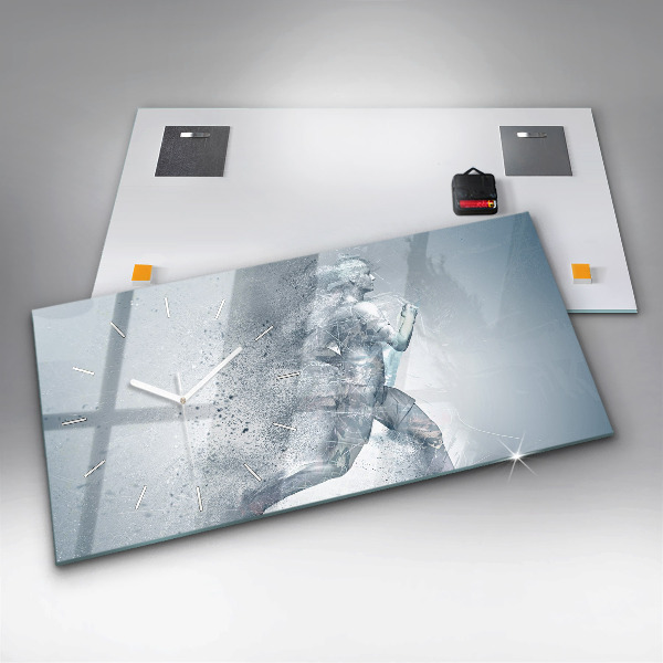 Orologi orizzontali Uomo che corre