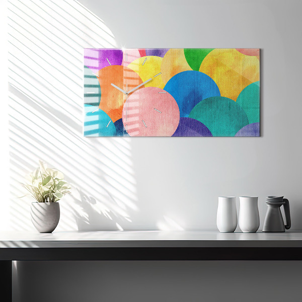 Orologi orizzontali Cerchi astratti