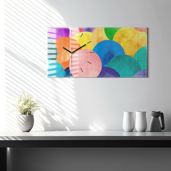 Orologi orizzontali Cerchi astratti