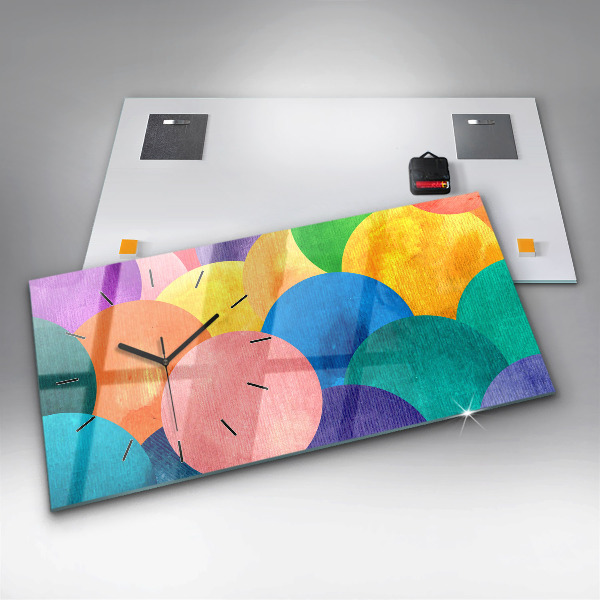 Orologi orizzontali Cerchi astratti