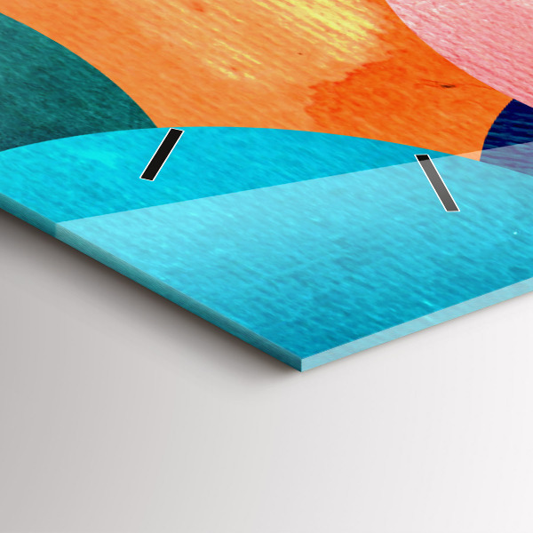 Orologi orizzontali Cerchi astratti