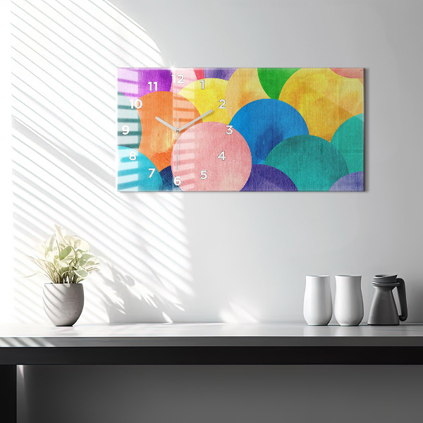 Orologi orizzontali Cerchi astratti