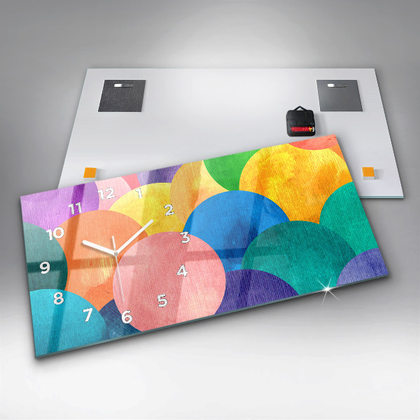 Orologi orizzontali Cerchi astratti