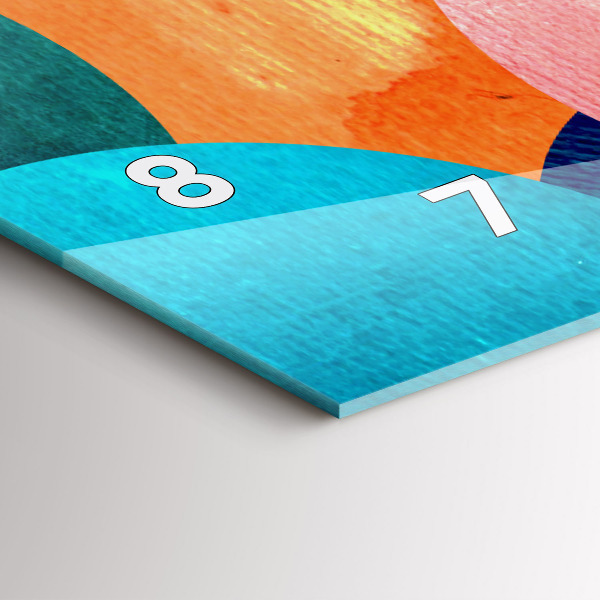 Orologi orizzontali Cerchi astratti