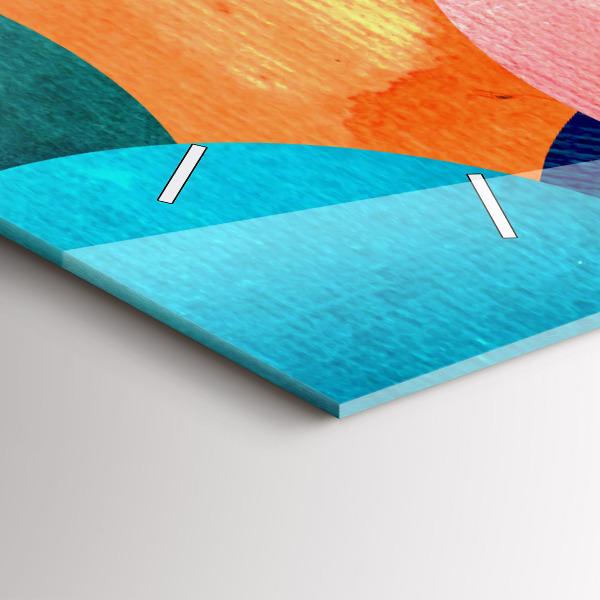 Orologi orizzontali Cerchi astratti