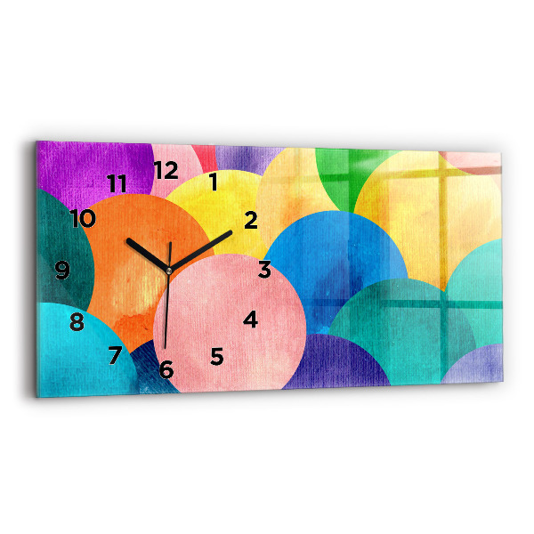 Orologi orizzontali Cerchi astratti