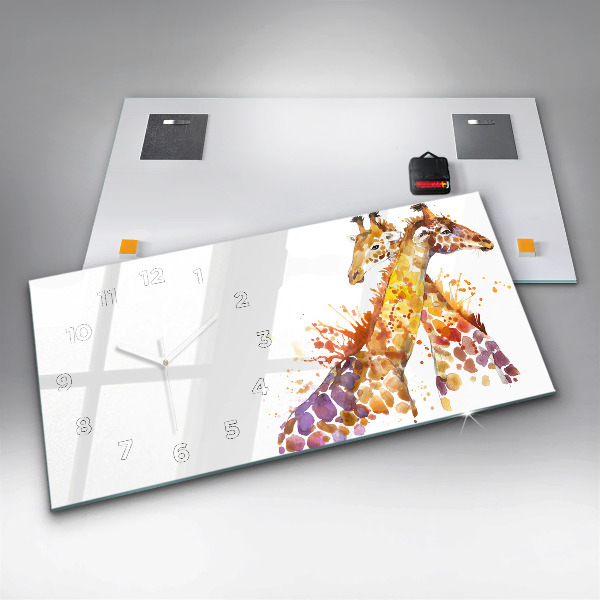 Orologi orizzontali Giraffa acquerello