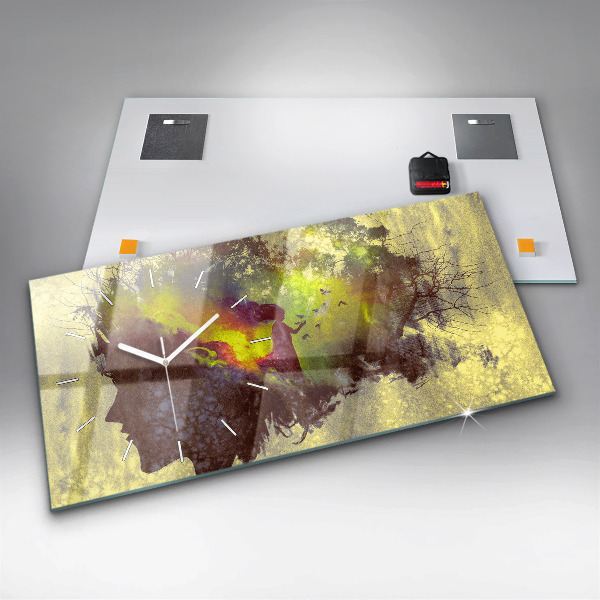 Orologi orizzontali Donna nella foresta