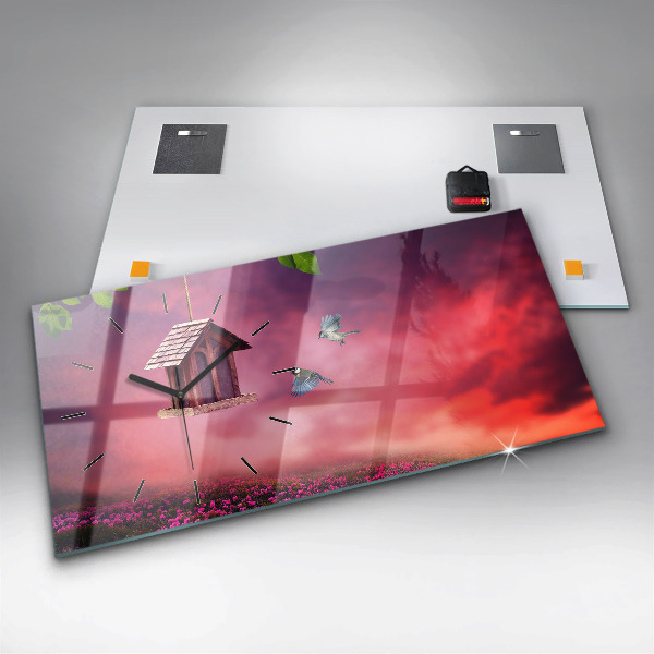 Orologi orizzontali Una casa per gli uccelli