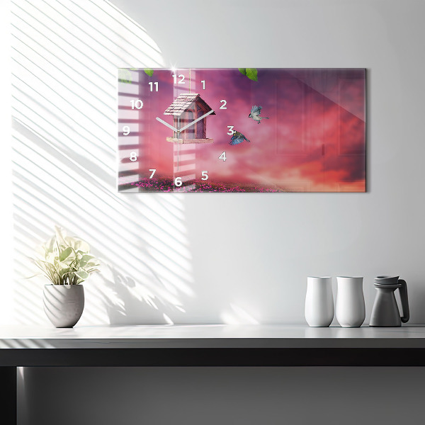 Orologi orizzontali Una casa per gli uccelli