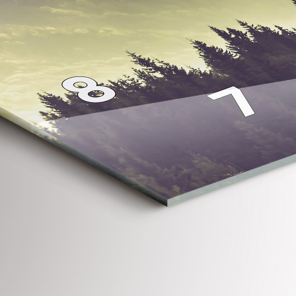 Orologi orizzontali Pendii montuosi nebbiosi