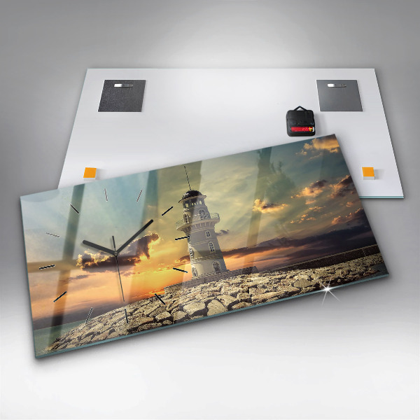 Orologi orizzontali Faro sul mare