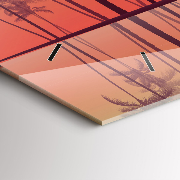 Orologi orizzontali Palme tropicali