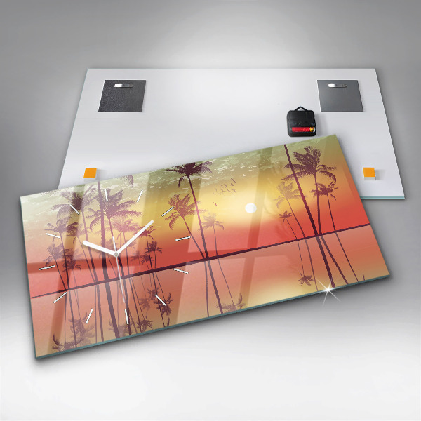 Orologi orizzontali Palme tropicali