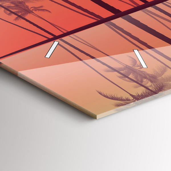 Orologi orizzontali Palme tropicali