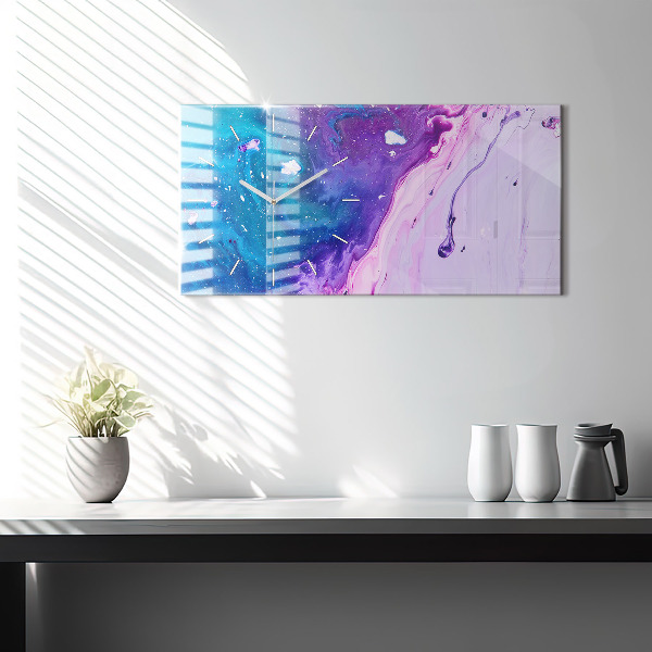 Orologi orizzontali Sfondo colorato