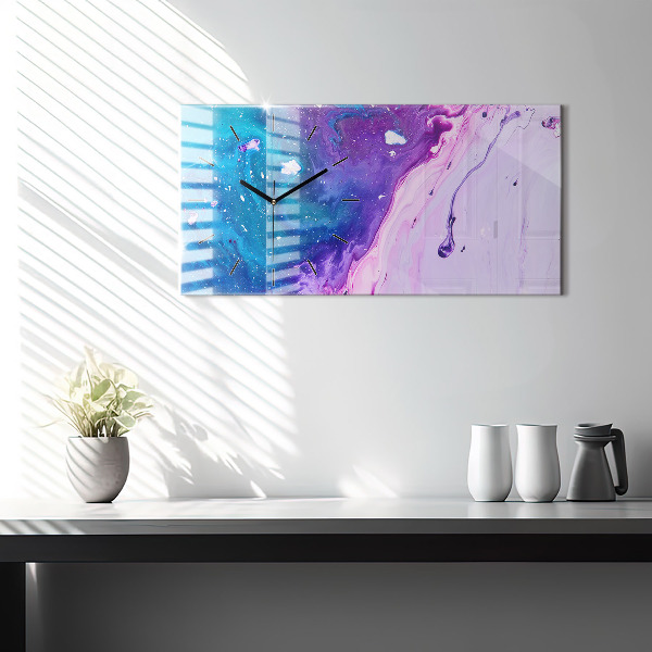 Orologi orizzontali Sfondo colorato