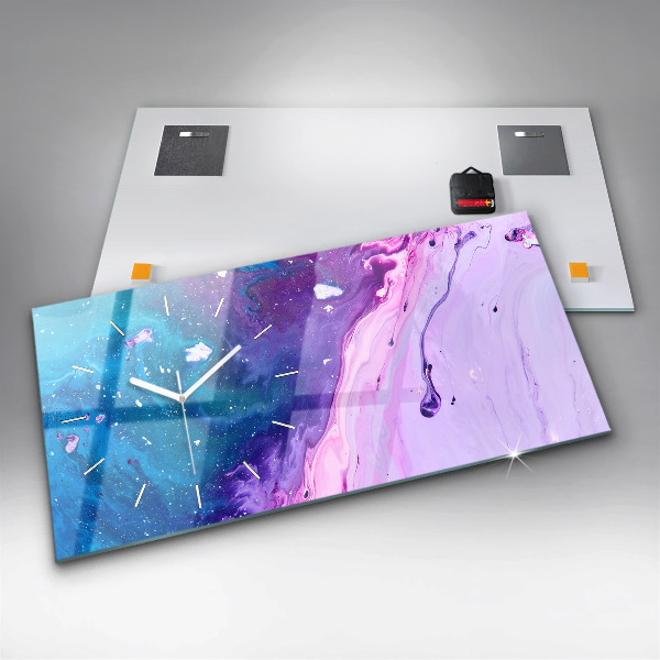 Orologi orizzontali Sfondo colorato