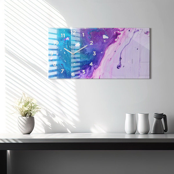 Orologi orizzontali Sfondo colorato