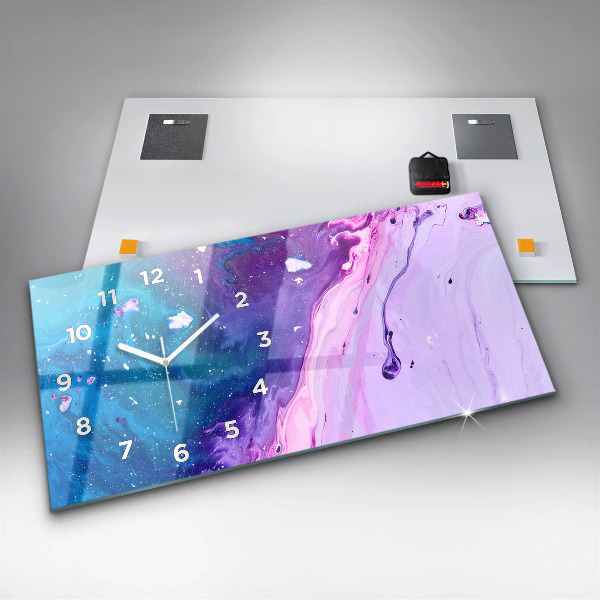 Orologi orizzontali Sfondo colorato