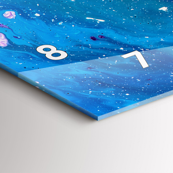 Orologi orizzontali Sfondo colorato