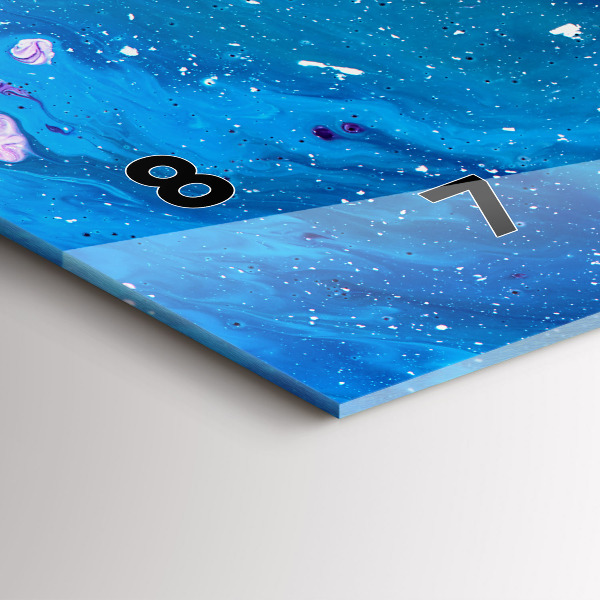 Orologi orizzontali Sfondo colorato