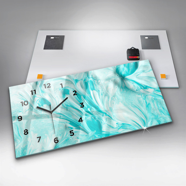 Orologi orizzontali Astrazione blu