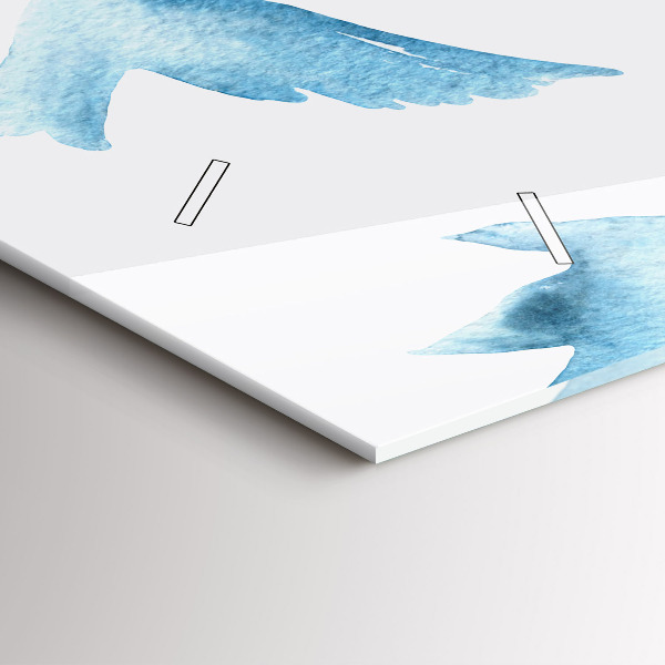 Orologi orizzontali Uccelli blu volanti