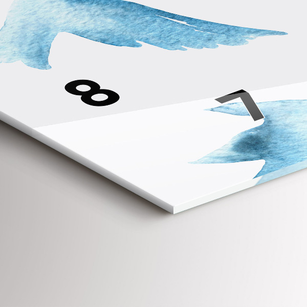 Orologi orizzontali Uccelli blu volanti